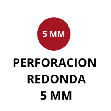 Perforadora Redonda 5 mm tipo alicate
