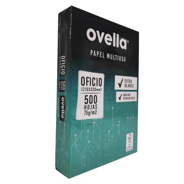 Resma Papel Oficio Ovella